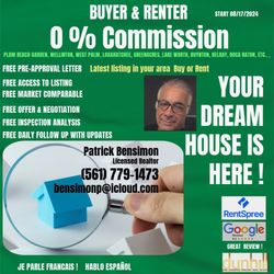 Buyer & Renter 0% Commission Palm Beach County 
