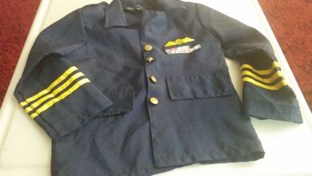 Pilot halloween costume size 4 hat and jacket