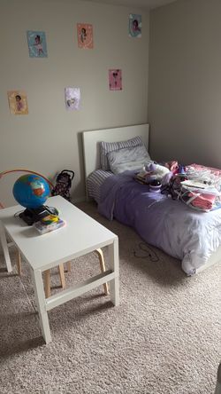 Bed, mattress, and clothes