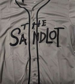 SALE***THE SANDLOT   “RODRIGUEZ “ GRAY BUTTON stitched JERSEY   READ BELOW