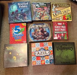 Lot of 9 Board Games