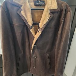 Heavy Duty London Fog Leather Coat