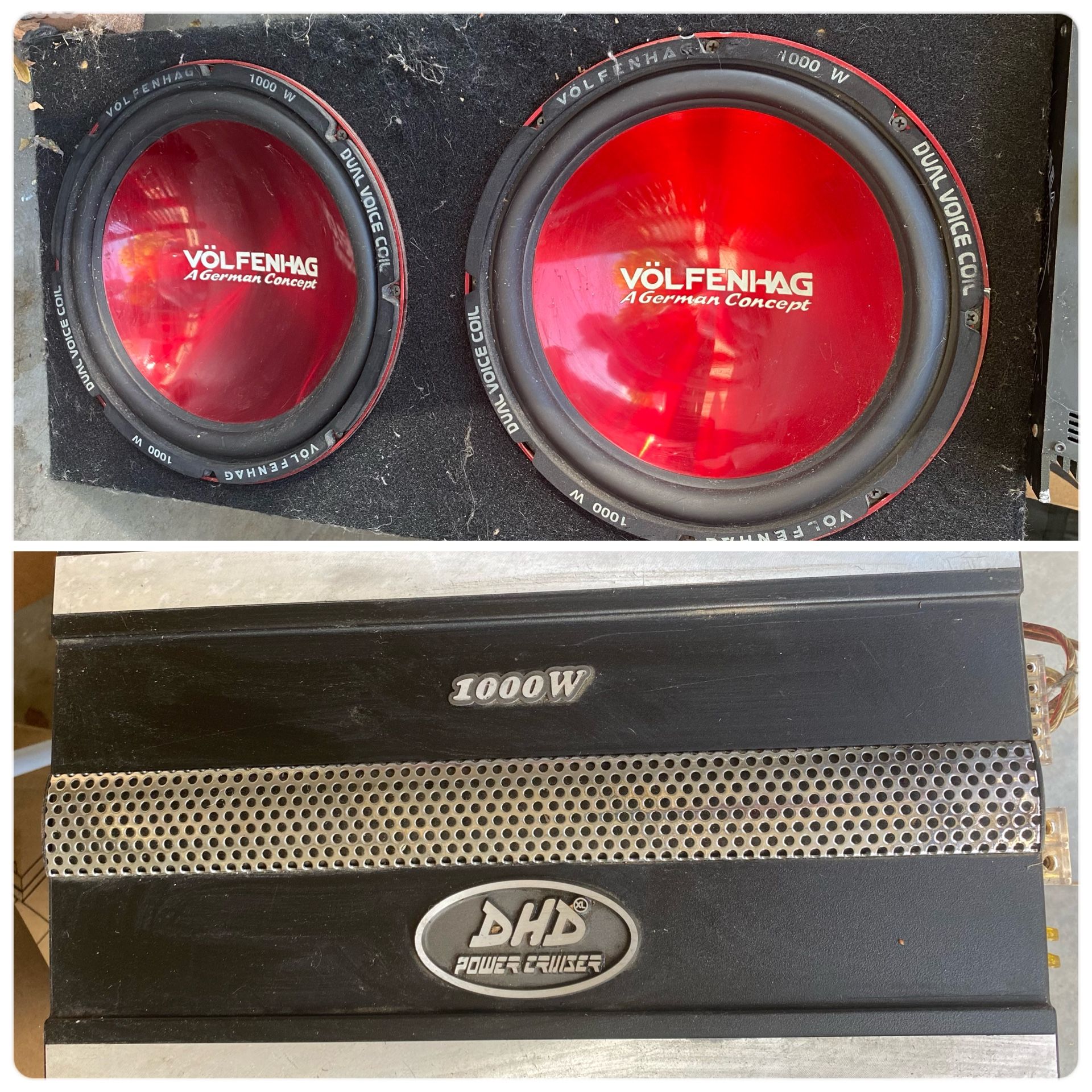 Volfenhag 12 inch subwoofer cheap 1000w