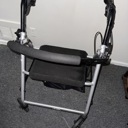 Foldable Walker With Seat