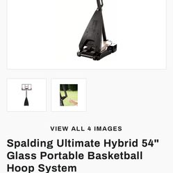 Spalding 54” Portable Basketball Hoop System
