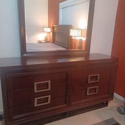 Brown Bedroom Set And Or Reclining Sofa
