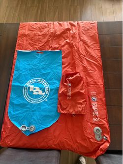 Camping dry bags and sleeping pads