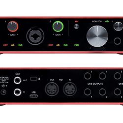 Scarlett 18i6 Gen 3 Interface For Recording 