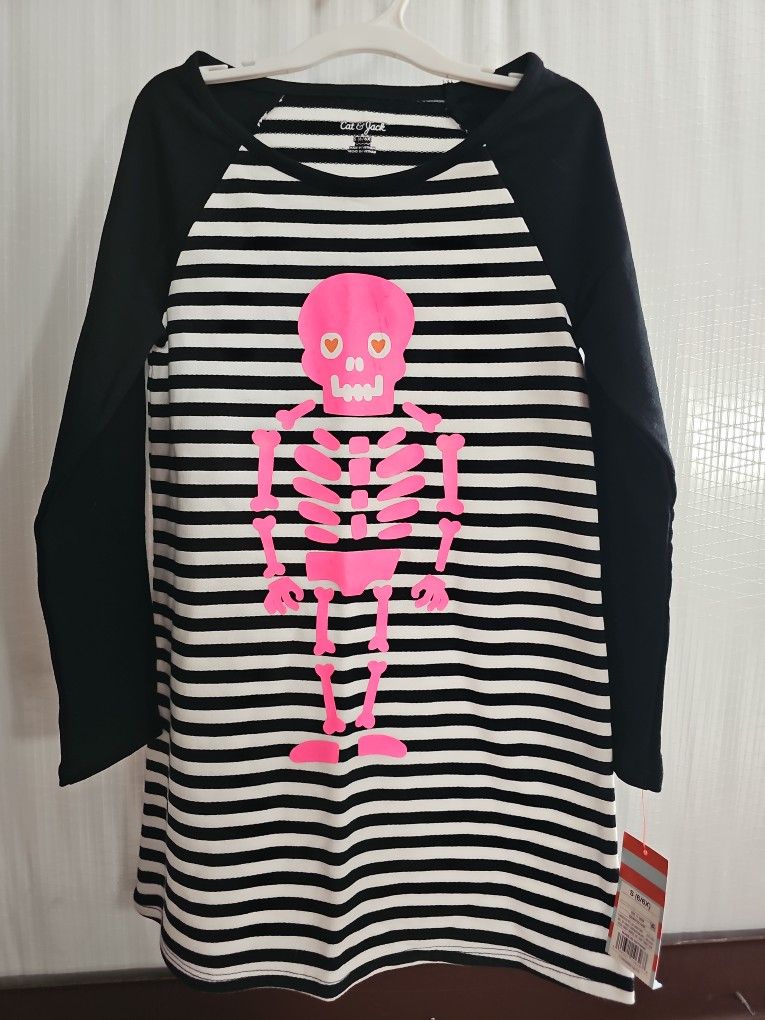 New Halloween Skeleton Dress Cat & Jack