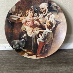 Norman Rockwell Plate
