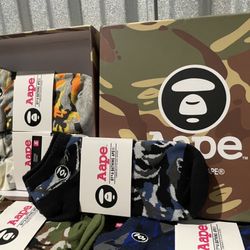 Ape Camo Socks-5 Pairs 