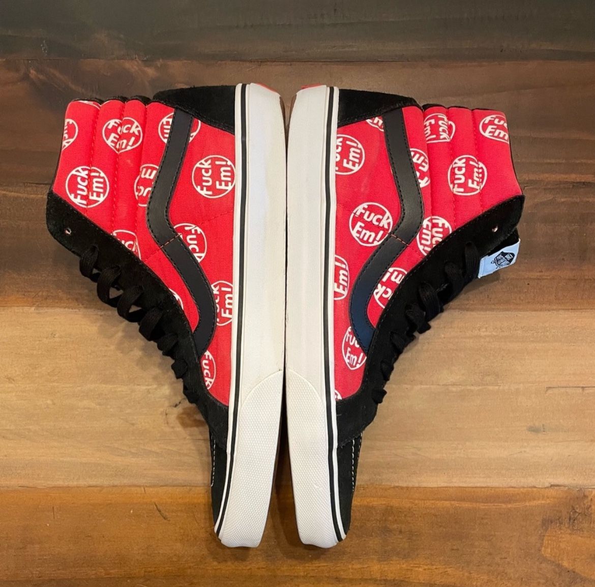 Supreme x Vans Sk8 Hi Pro F*ck Em FW14 - realvibe.in display picture 3