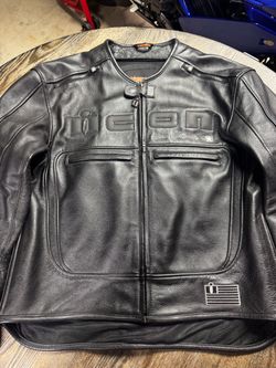 ICON MOTORCYCLE JACKET SZ XL MENS