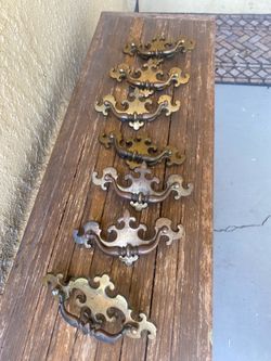 Vintage cabinet dresser handles