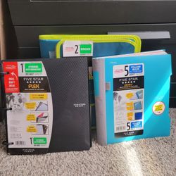 5 star hybrid notebook Binder & college rule notebook bundle