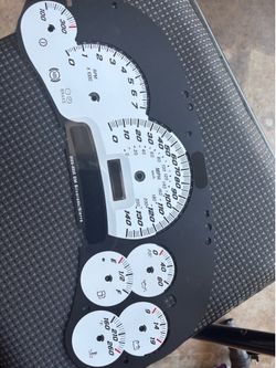 Gauge cluster faces for sale