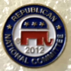 Republican 2012 National Committee Lapel / Blouse Pin