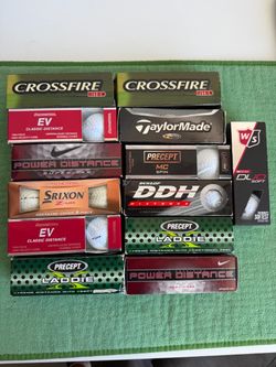 39 Golf Balls Lot – Nike, TaylorMade, Srixon, Wilson, Bridgestone & More