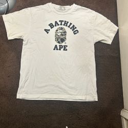Camo Logo Bape Tee 
