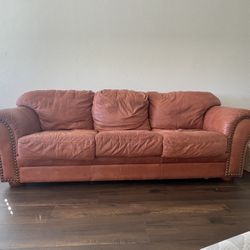 Vintage Leather Couch 