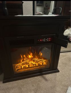Electric fireplace 🔥 with control