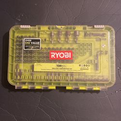 Ryobi 120 Piece Drilling And Driving Kit