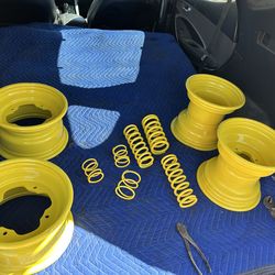 Powder coating and sandblasting