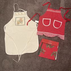 Kid’s Smocks - Christmas, Valentine’s, Easter - New With Tags And Like New