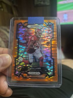 Cee Dee Lamb .. Oklahoma Sooner/ Cowboys fan . /25 orange pulsar