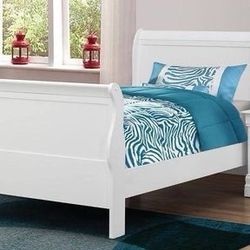 Brand New White Sleigh Youth Bed