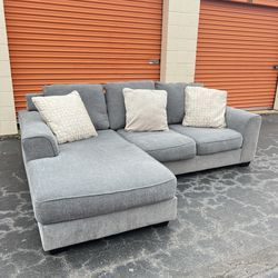 Free Delivery - Ashley Furniture Sectional Couch with Pillows