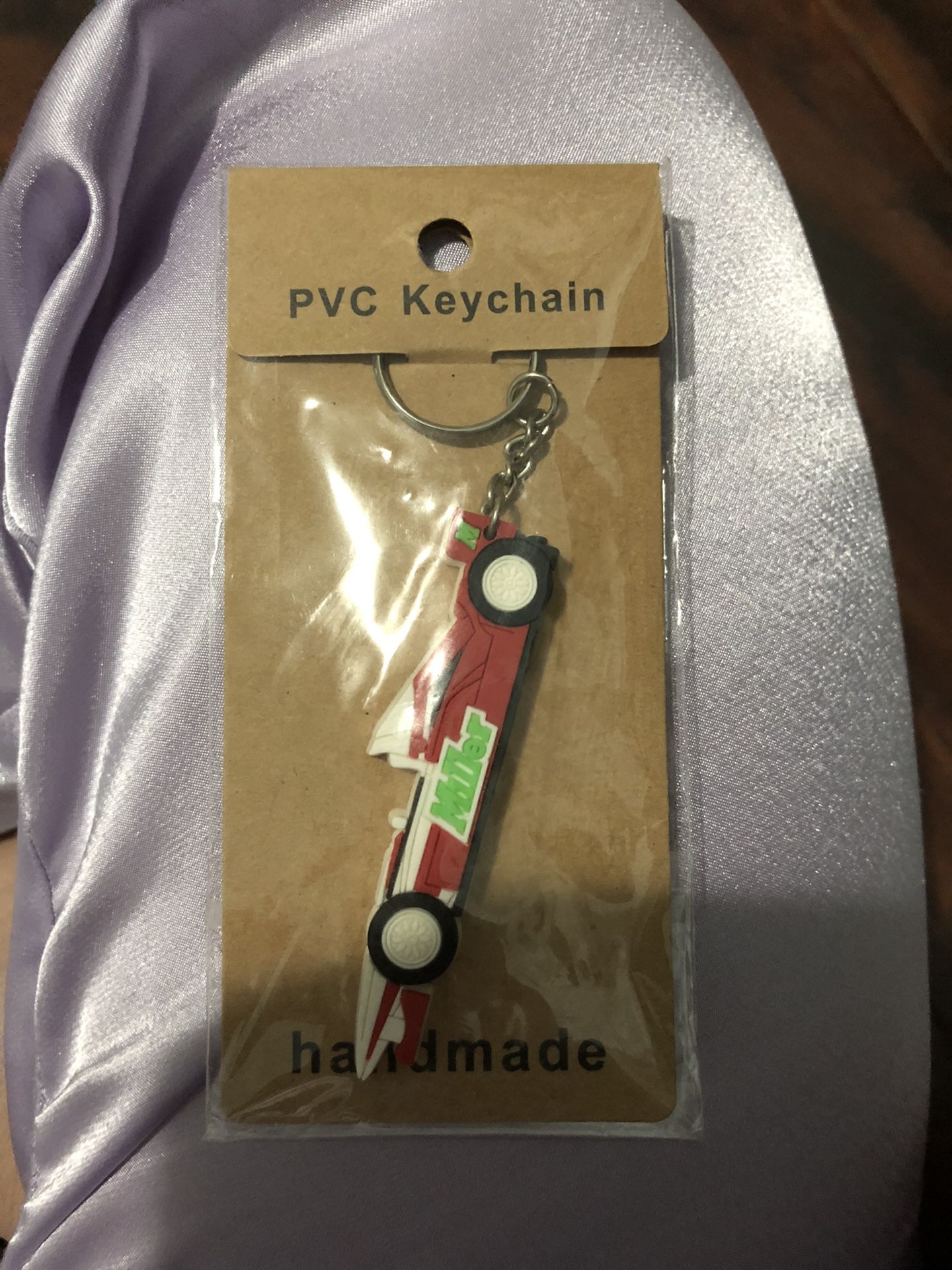 PVC Miller Car Silicone Keychain
