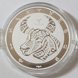 1 Oz .999 Taurus 2022 Silver 