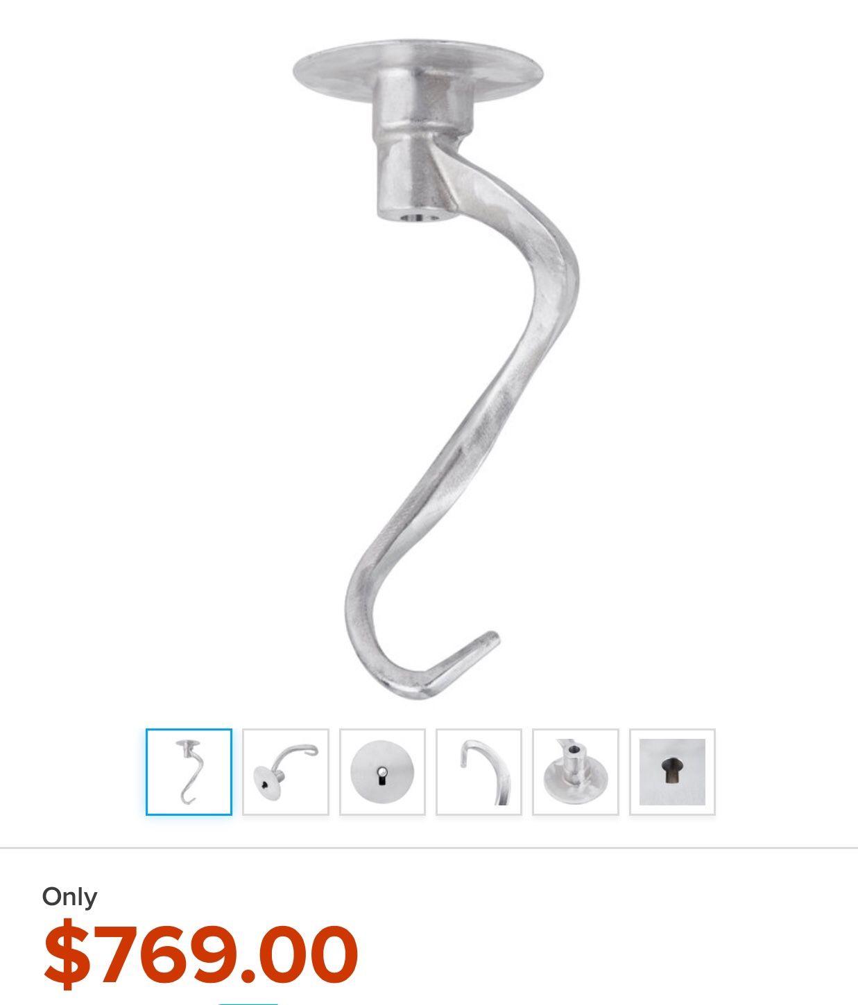 Hobart H-600 Mixer Dough Hook