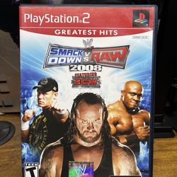 $18 WWE SmackDown vs raw 2008 featuring ECW PS2