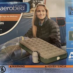 Twin Aerobed Camping Air Mattress NIB