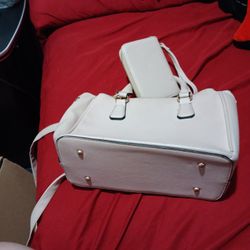 Purse with a wallet.