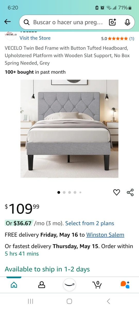 Twin Bed