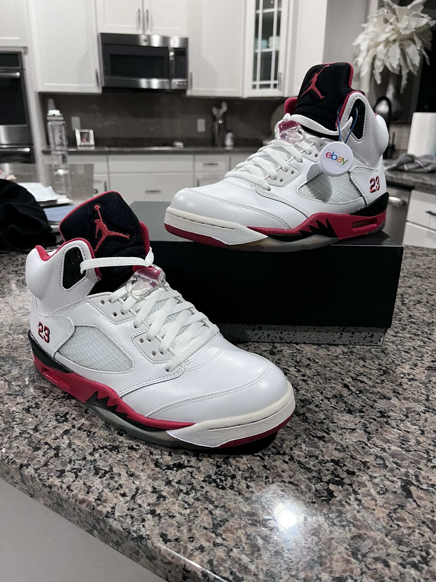 Size 9.5 - Jordan 5 Retro Fire Red 2013 Release