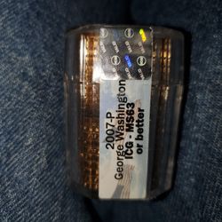 UNDERGRADED UNCIRCULATED 2007-P WASHINGTON DOLLARS SEALED AND CERTIFIED FULL ROL