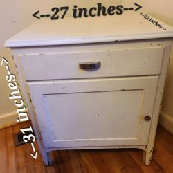 Vintage Icebox Cabinet