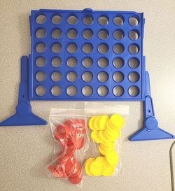 Connect Four Board Game with Pieces
