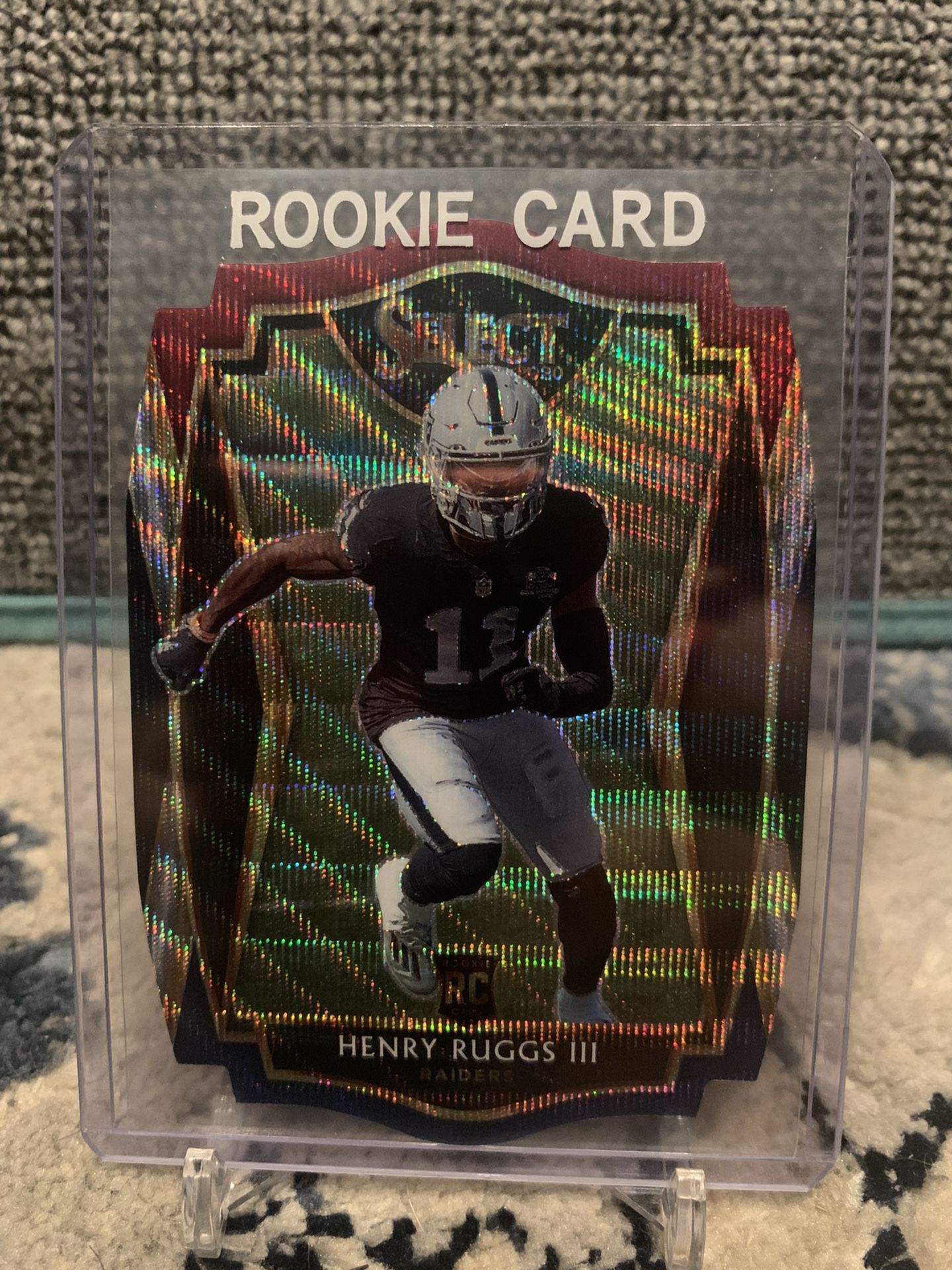 Henry Ruggs Select Tri Color Die Cut Rookie Card🔥