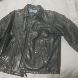 Kenneth Cole Leather Mens Jacket