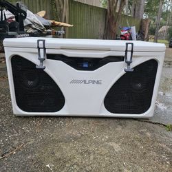 ALPINE SPEAKER ICE CHEST