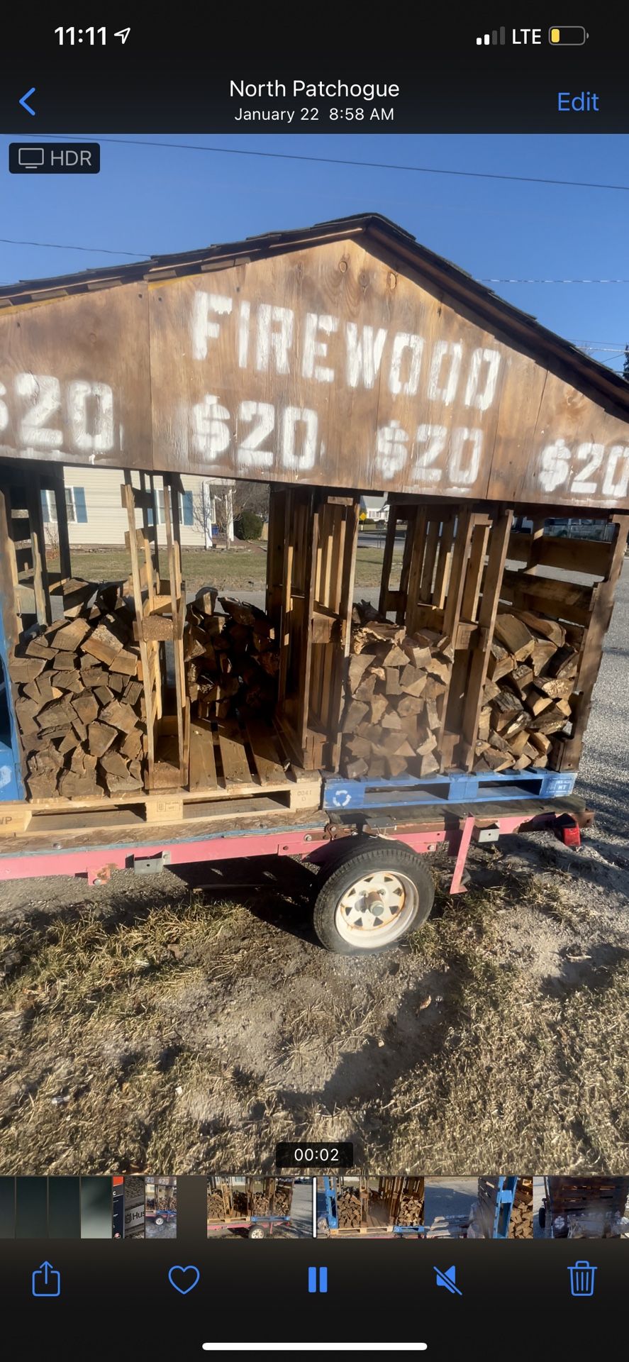 FIREWOOD /ROADSIDE STAND