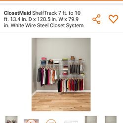 Closet shelving system