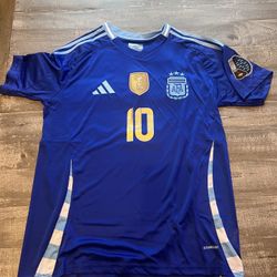 Brand New Argentina Away Messi Jersey Size Large Price Negotiable