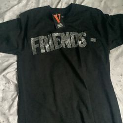 Vlone Rhinestones Black T-shirt 