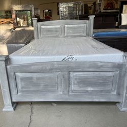 Full Bed and Memory Foam Mattress